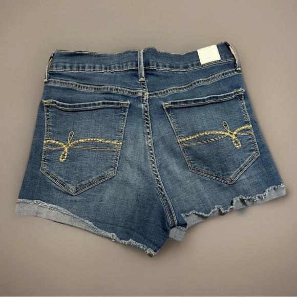 Denizen by Levi’s high rise shortie stretch Jean shorts size 27 - Picture 2 of 12